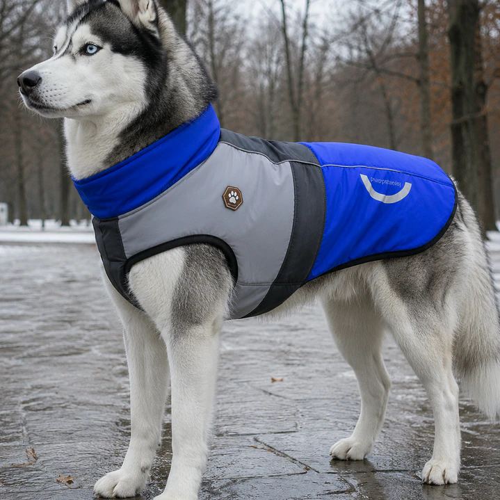 Parka Reflectante impermeable LampStand para perros Talla 6XL 1