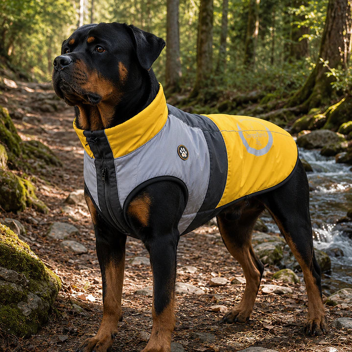 Parka Reflectante impermeable LampStand para perros Talla 6XL 2