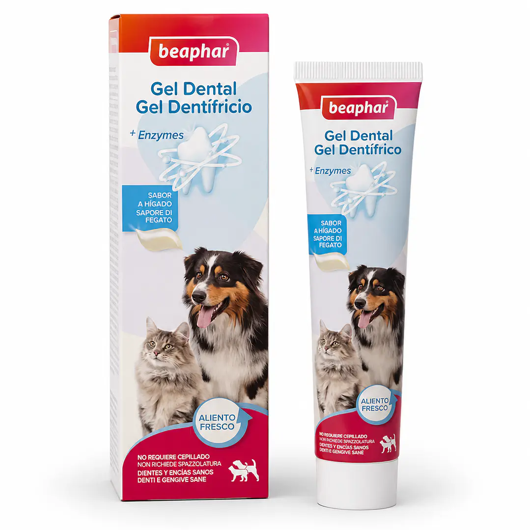 Beaphar Pasta Dental Con Sabor a higado 100g 1