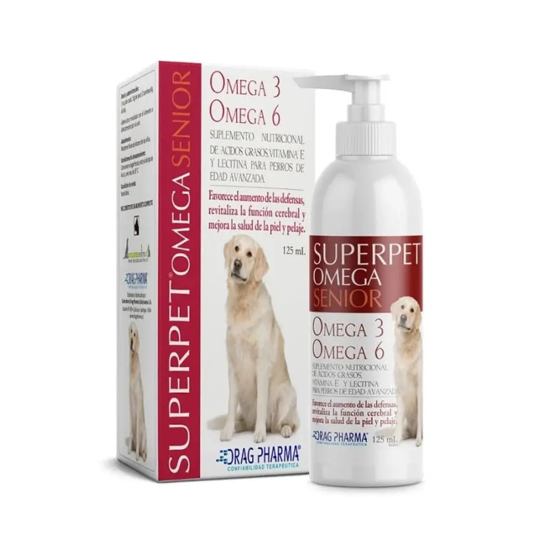 Superpet Omega 3 y 6 Perro Senior 125 ml 1