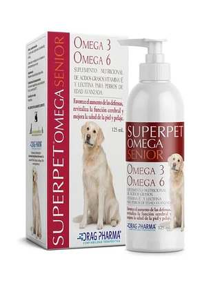 Superpet Omega 3 y 6 Perro Senior 125 ml