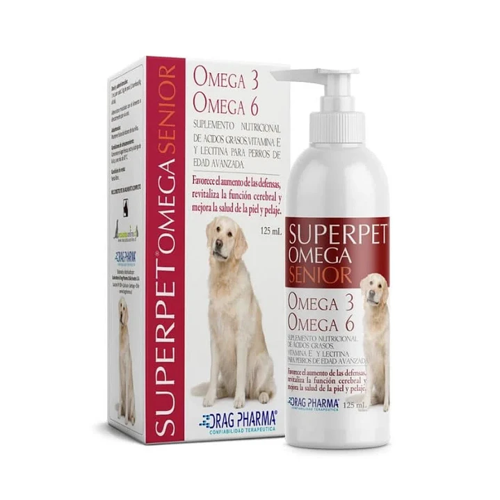 Superpet Omega 3 y 6 Perro Senior 125 ml 1