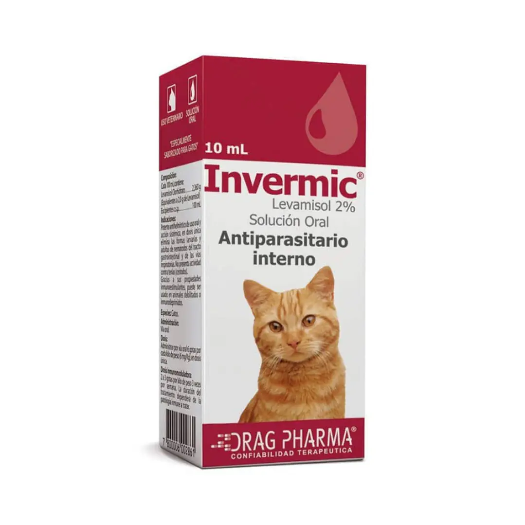 Invermic Antiparasitario Gatos 10 ml 1