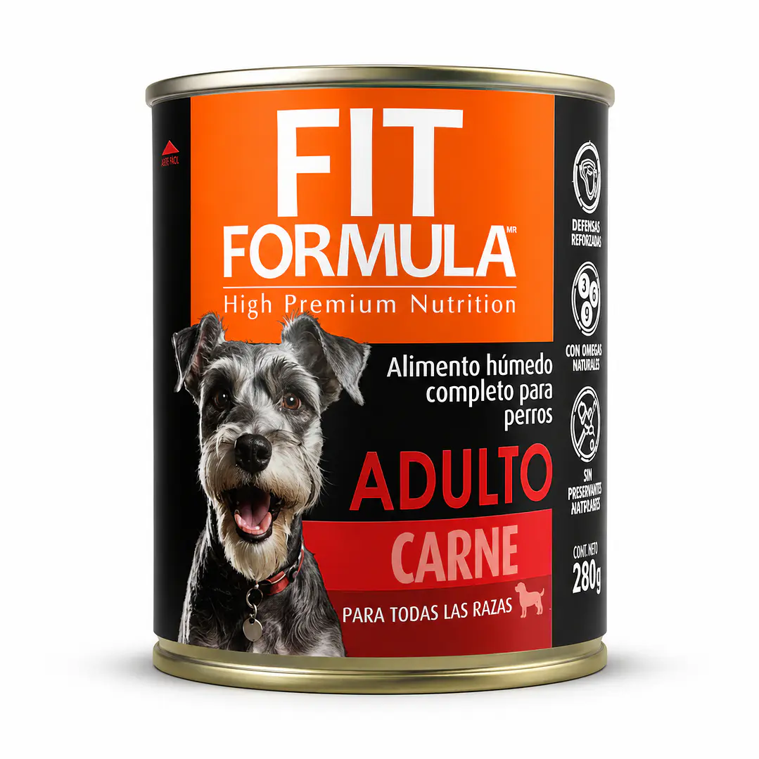 Fit Formula Alimento Húmedo Sabor Carne 280 gr 1