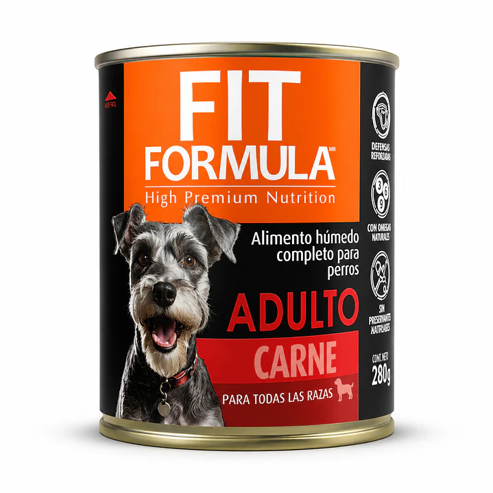 Fit Formula Alimento Húmedo Sabor Carne 280 gr 1