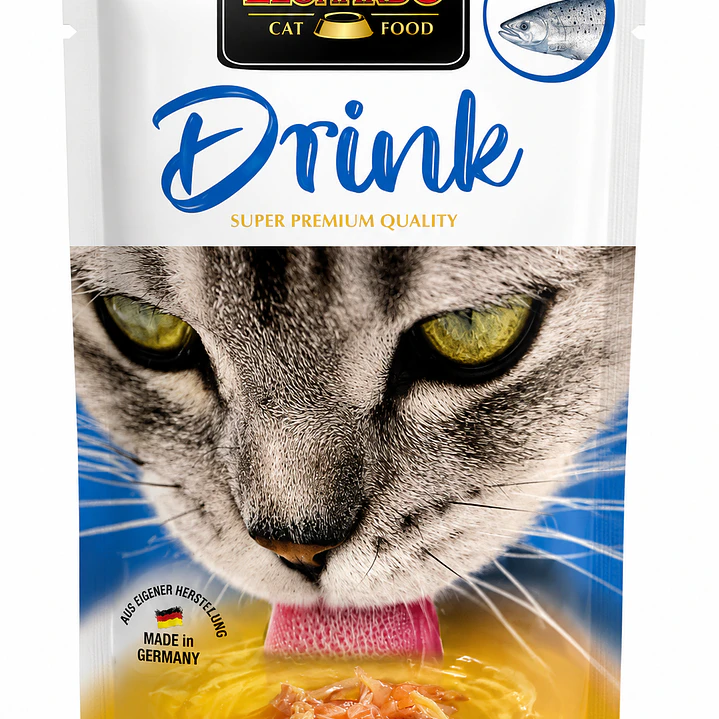 Leonardo Drink con Salmón 40 g – Hidratación Deliciosa para Gatos 1