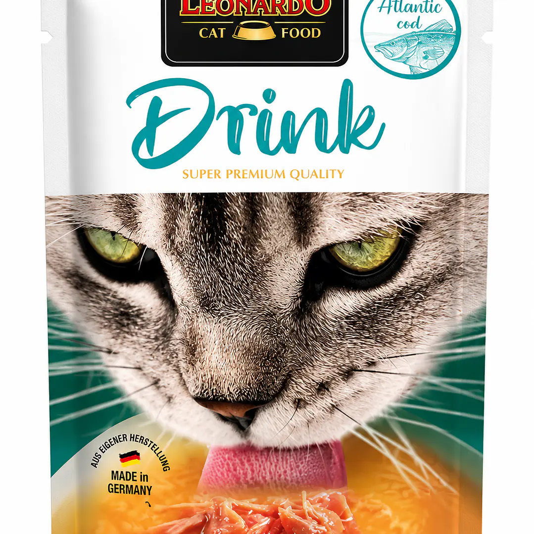 Leonardo Drink Atlantic 40 g – Hidratación Deliciosa para Gatos 1