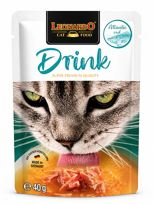 Leonardo Drink Atlantic 40 g – Hidratación Deliciosa para Gatos