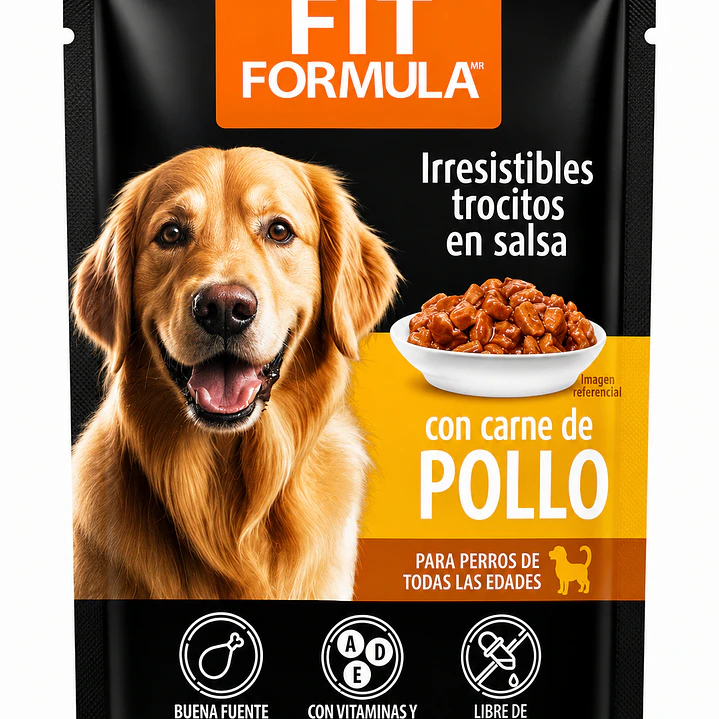 Pouch Fit Formula Para Perros carne de Pollo 85 g 1