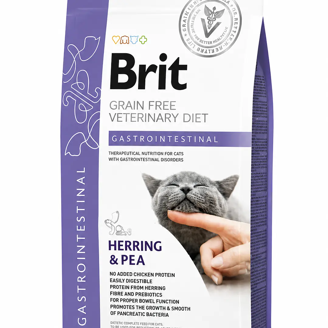 Brit Veterinary Grain Free Gato Gastrointestinal 2kg 1