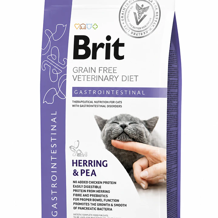 Brit Veterinary Grain Free Gato Gastrointestinal 2kg 1