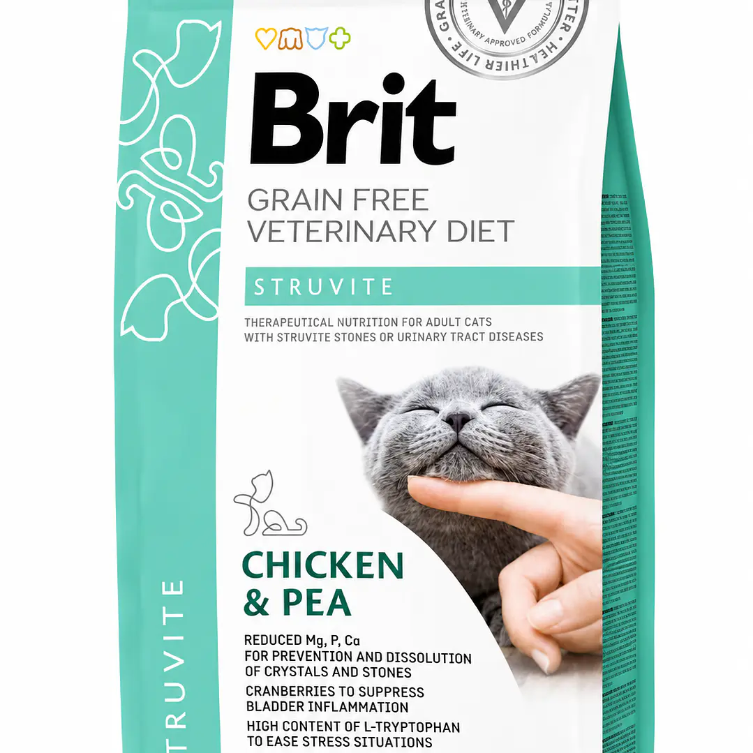 Brit Veterinary Grain Free Gato Struvite 2kg 1