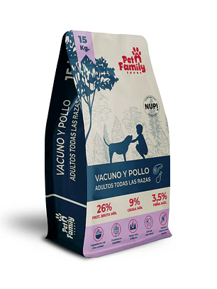 PetFamily Foods Pollo Vacuno 15 kg