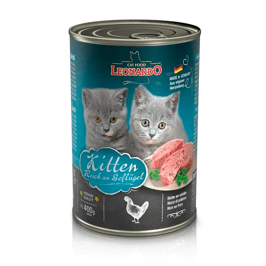 Leonardo lata kitten Quality Selection 400grs 1
