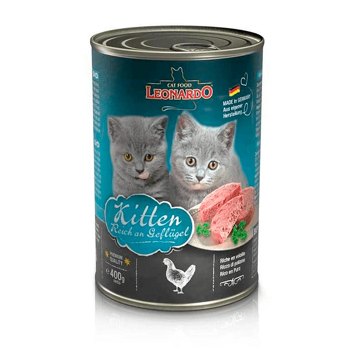 Leonardo lata kitten Quality Selection 400grs 1