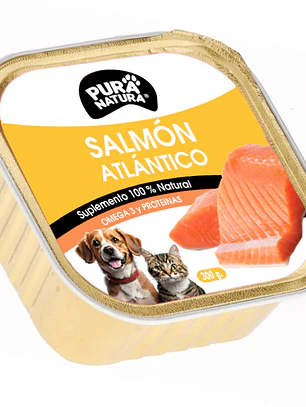  Pura Natura Perros y Gatos Salmon Atlántico 300gr