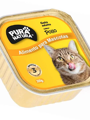 Alimento Húmedo Pura Natura Gato Adulto 300 g