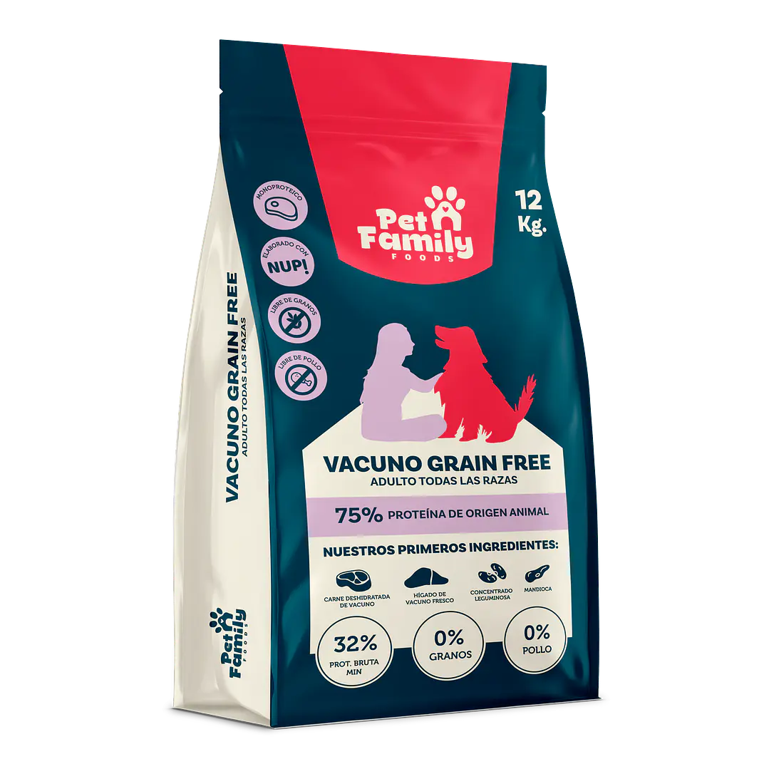 PetFamily Foods Vacuno Grain Free 12Kg 1