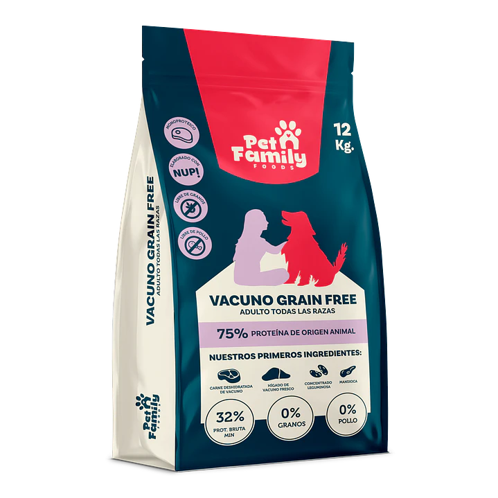 PetFamily Foods Vacuno Grain Free 12Kg 1