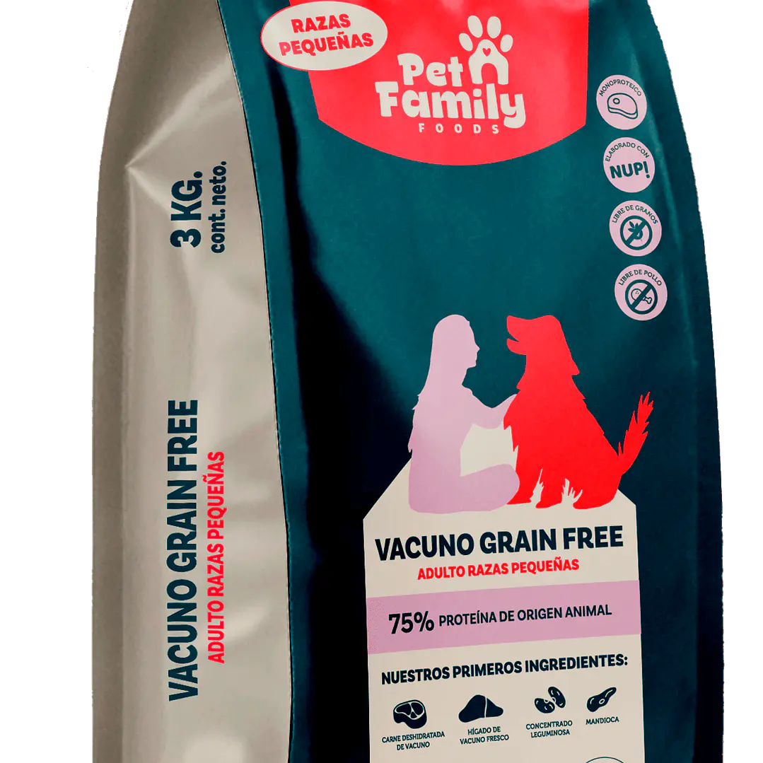 PetFamily Foods Vacuno 3 kg Adulto Razas Pequeñas 1