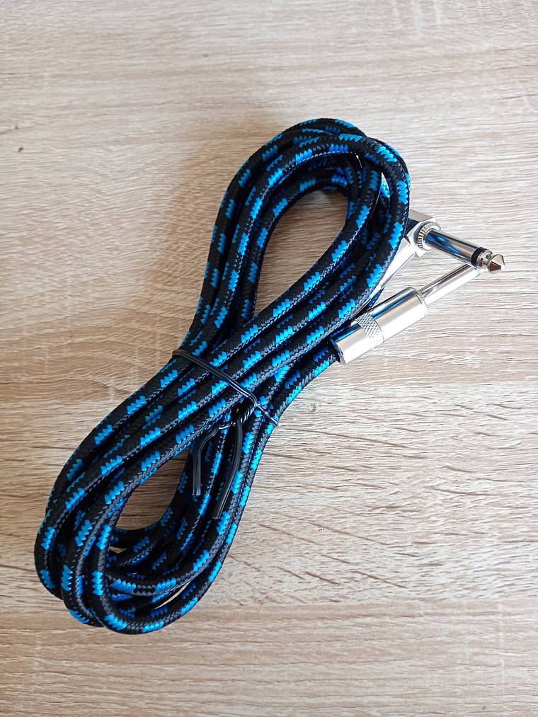 Cable para instrumento 3mts trenzado 1