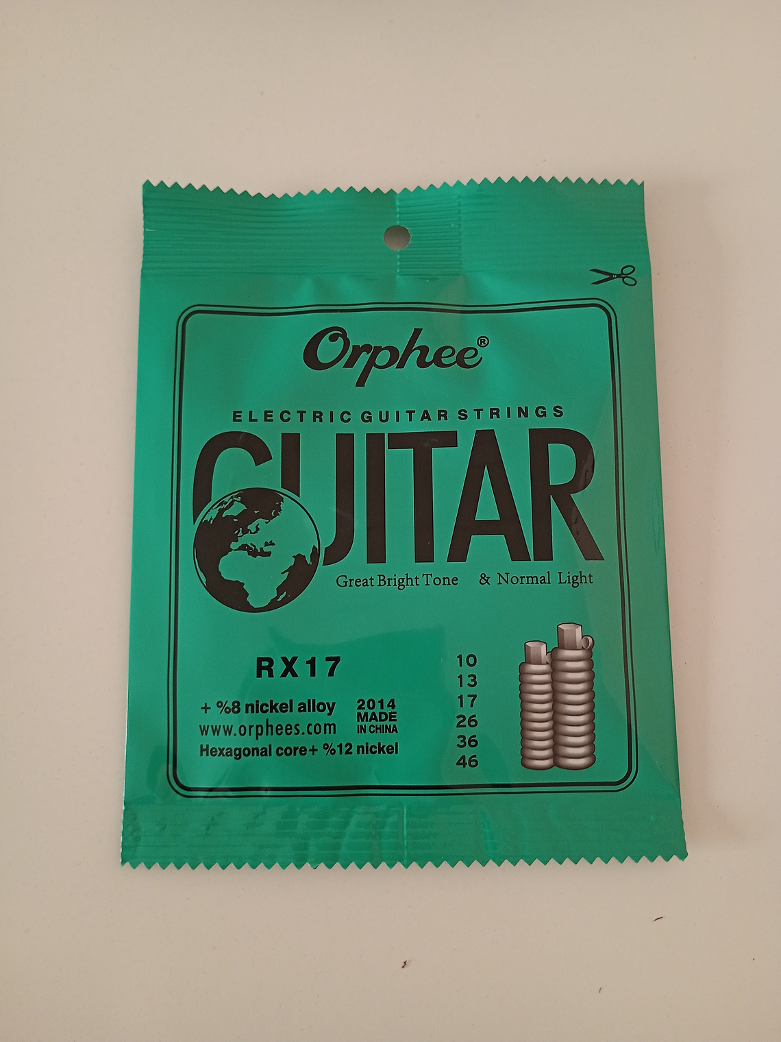 Cuerdas Orphee guitarra 1