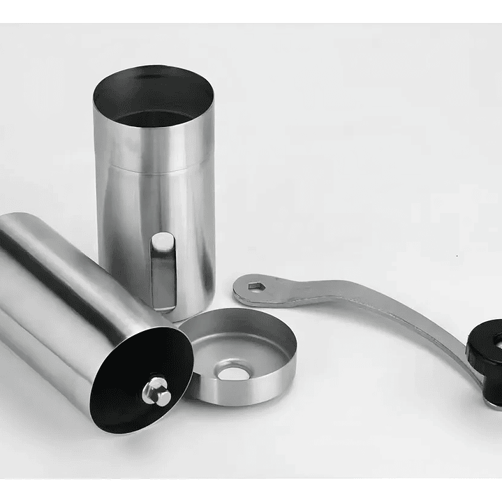Molinillo De Café Manual, regulable y de Acero Inoxidable 4