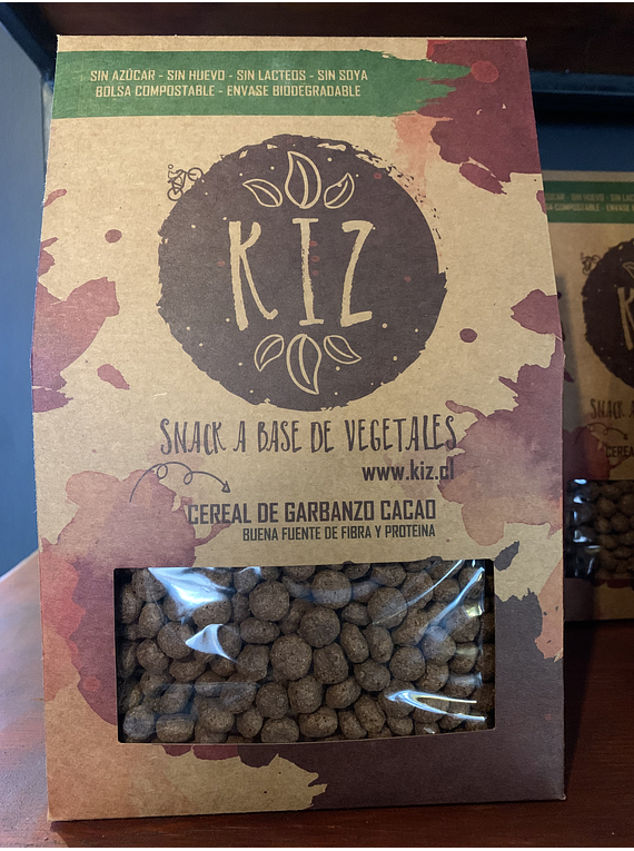 Kiz cereal de garbanzo con cacao 420 Gr