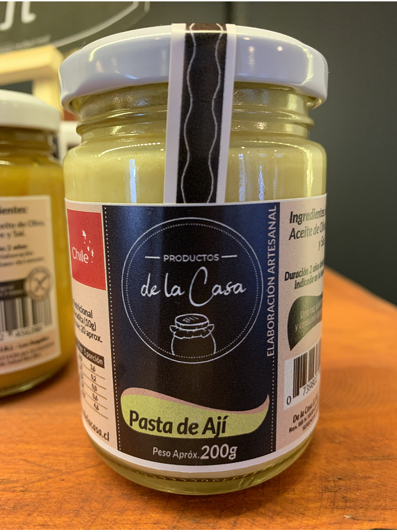 Pasta de ají verde picor bajo 200 Gr