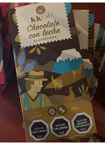 Chocolate de lecha 80 Gr