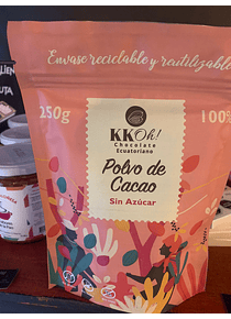 Cacao en polvo sin azúcar 250 Gr