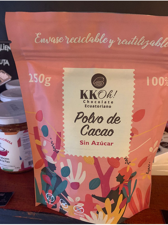 Cacao en polvo sin azúcar 250 Gr