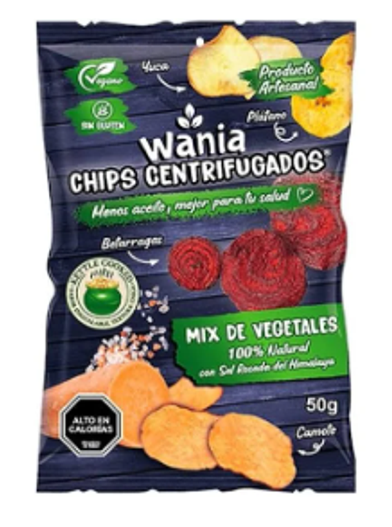 Wania chips vegetales centrifugados 180 Gr