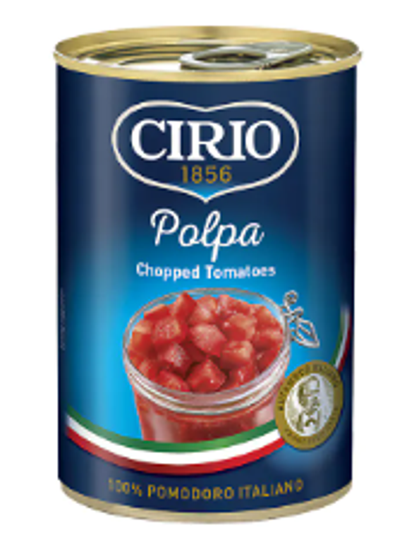 Cirio polpa tomates en trocitos 400 gr