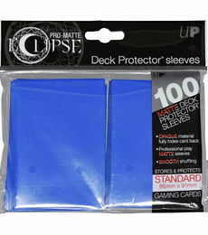 Standard Sleeves - PRO-Matte Eclipse - Pacific Blue (100 Sleeves)