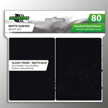 blackfire card sleeves Small Nights Fall Blackfire Standard Sleeves - Blue