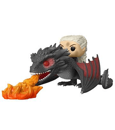 Game of Thrones POP! Rides Vinyl Figure Daenerys on Fiery Drogon 18 cm