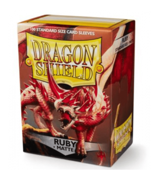 Dragon Shield Matte Sleeves - Ruby (100 Sleeves)