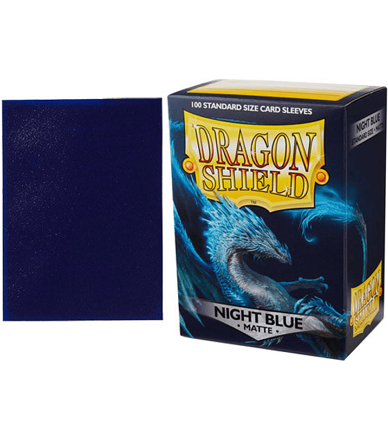 Dragon Shield Matte Sleeves - Night Blue (100 Sleeves)