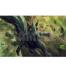 Modern Horizons 2 Playmat V6 featuring Chatterfang, Squirrel General for Magic: The Gathering