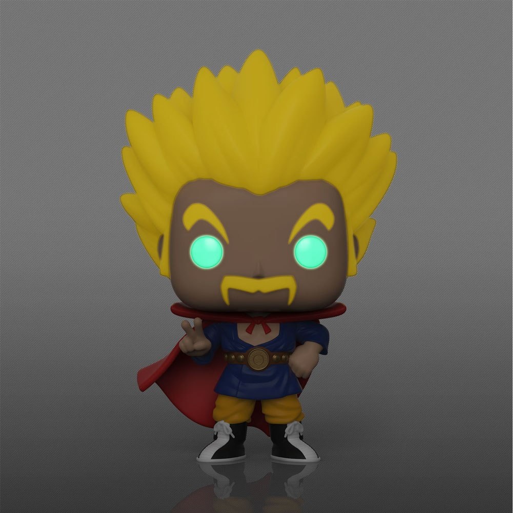 Funko POP! Animation: Dragon Ball Super - Super Saiyan Hercule (Glow In The Dark) Edizione Limitata Con Protettore PopShield