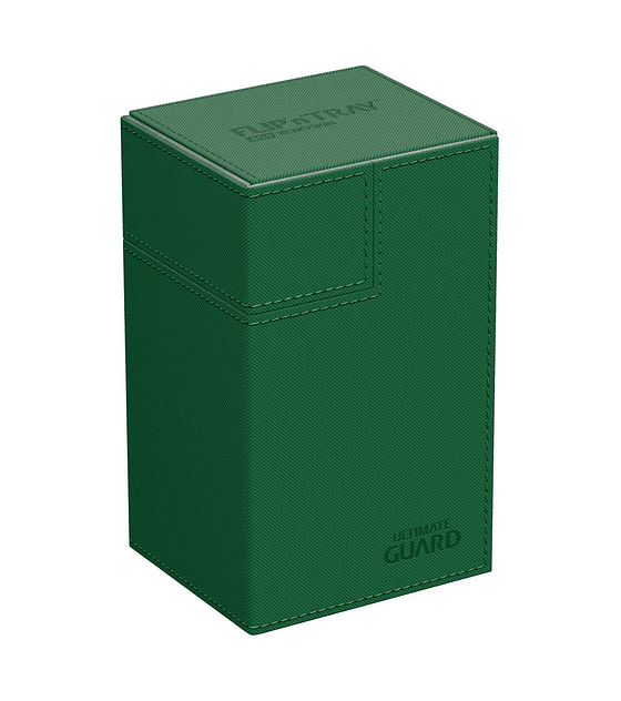 Ultimate Guard Flip´n´Tray Deck Case 80+ Standard Size XenoSkin - Verde