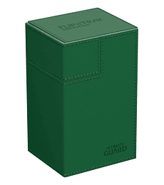 Ultimate Guard Flip´n´Tray Deck Case 80+ Standard Size XenoSkin - Verde