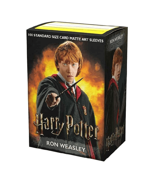 Dragon Shield Harry Potter Art Sleeves 100 Standard Sizes - Ron Weasley