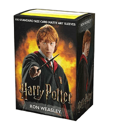 Dragon Shield Harry Potter Art Sleeves 100 Standard Sizes - Ron Weasley