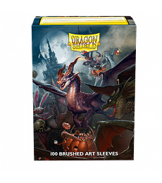 Dragon Shield Brushed Art Sleeves - Halloween Dragon 2021 (100 sleeves)