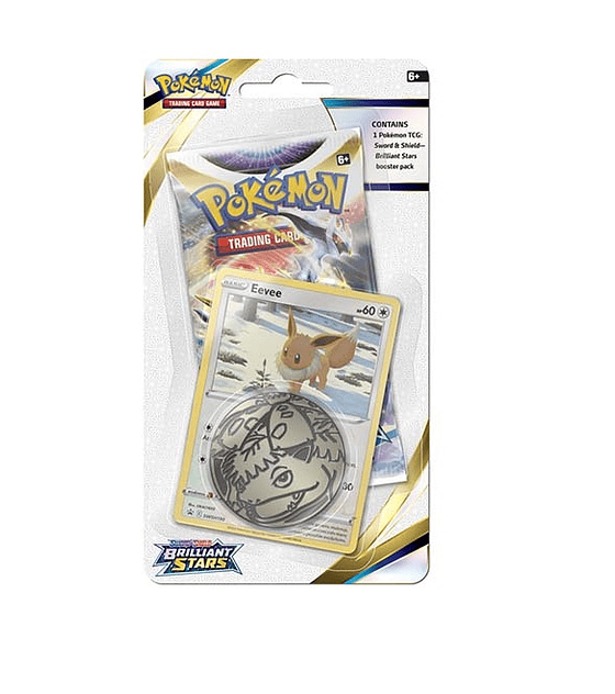 Pokémon TCG - Sword & Shield 9 Brilliant Stars Checklane Blister - Eevee