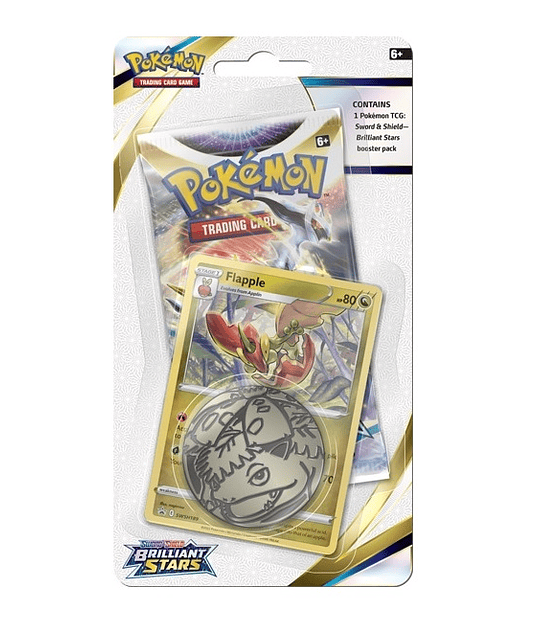 Pokémon TCG - Sword & Shield 9 Brilliant Stars Checklane Blister - Flapple