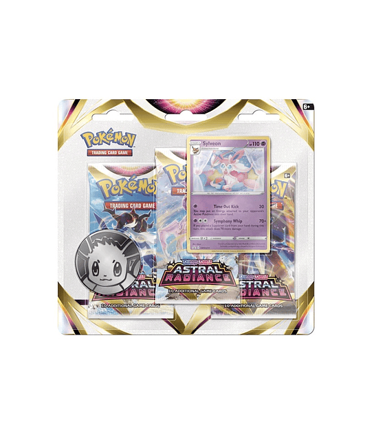 Pokémon: Sword & Shield 10 Astral Radiance 3-pack Blister - Sylveon