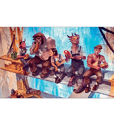 UP - Streets of New Capenna Playmat V3 for Magic: The Gathering